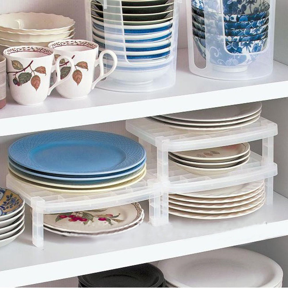 Stackable Shelf Home Organizer Rack