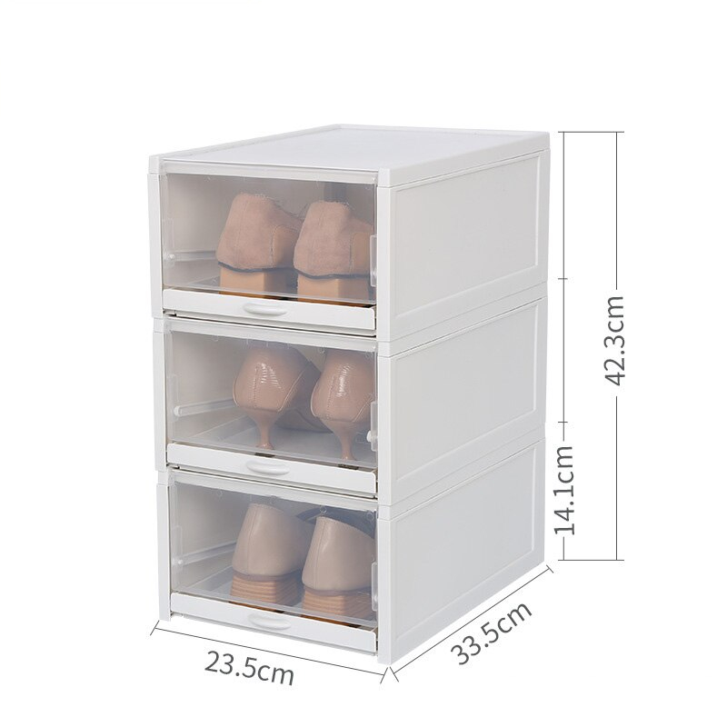 Stackable Shoe Boxes 3PC Set