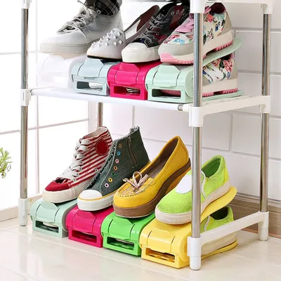 Stackable Shoe Holder Storage Organizer Stackable Shoe Holder Storage Organizer