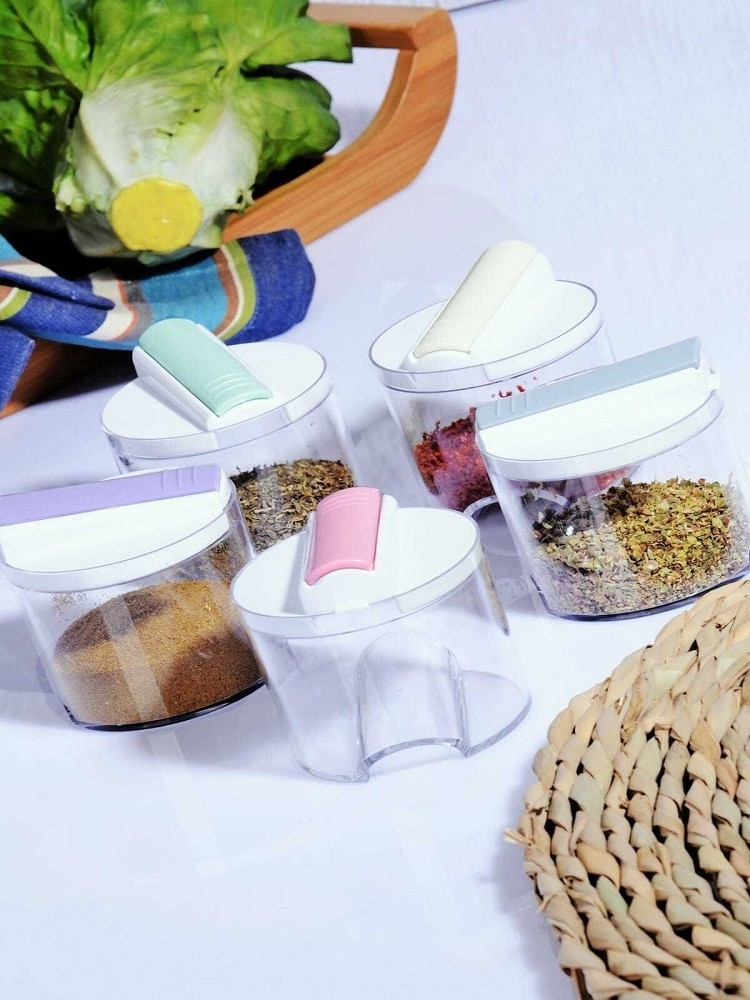 Stackable Spice Jars 5-Piece Set Stackable Spice Jars 5-Piece Set