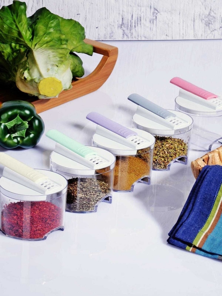 Stackable Spice Jars 5-Piece Set Stackable Spice Jars 5-Piece Set