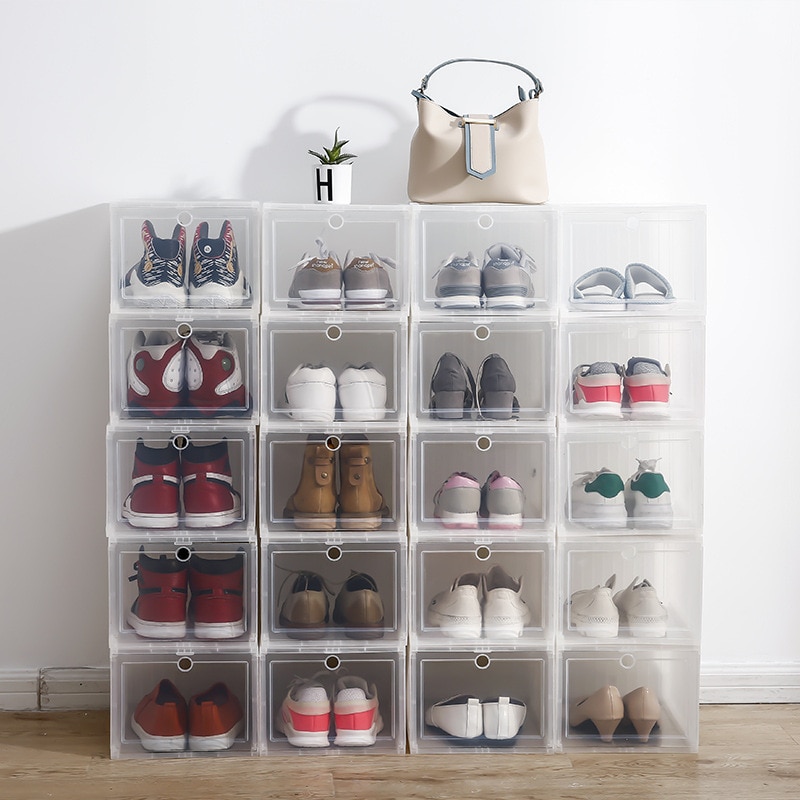 Stackable Storage Container Plastic Organizer