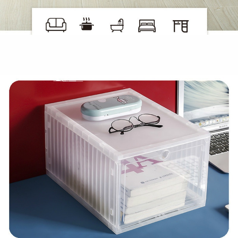Stackable Storage Container Plastic Organizer