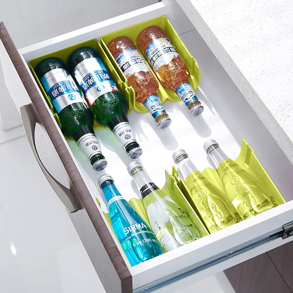 Stackable Two Slot Plastic Wine Rack (2 pcs) Stackable Two Slot Plastic Wine Rack (2 pcs)