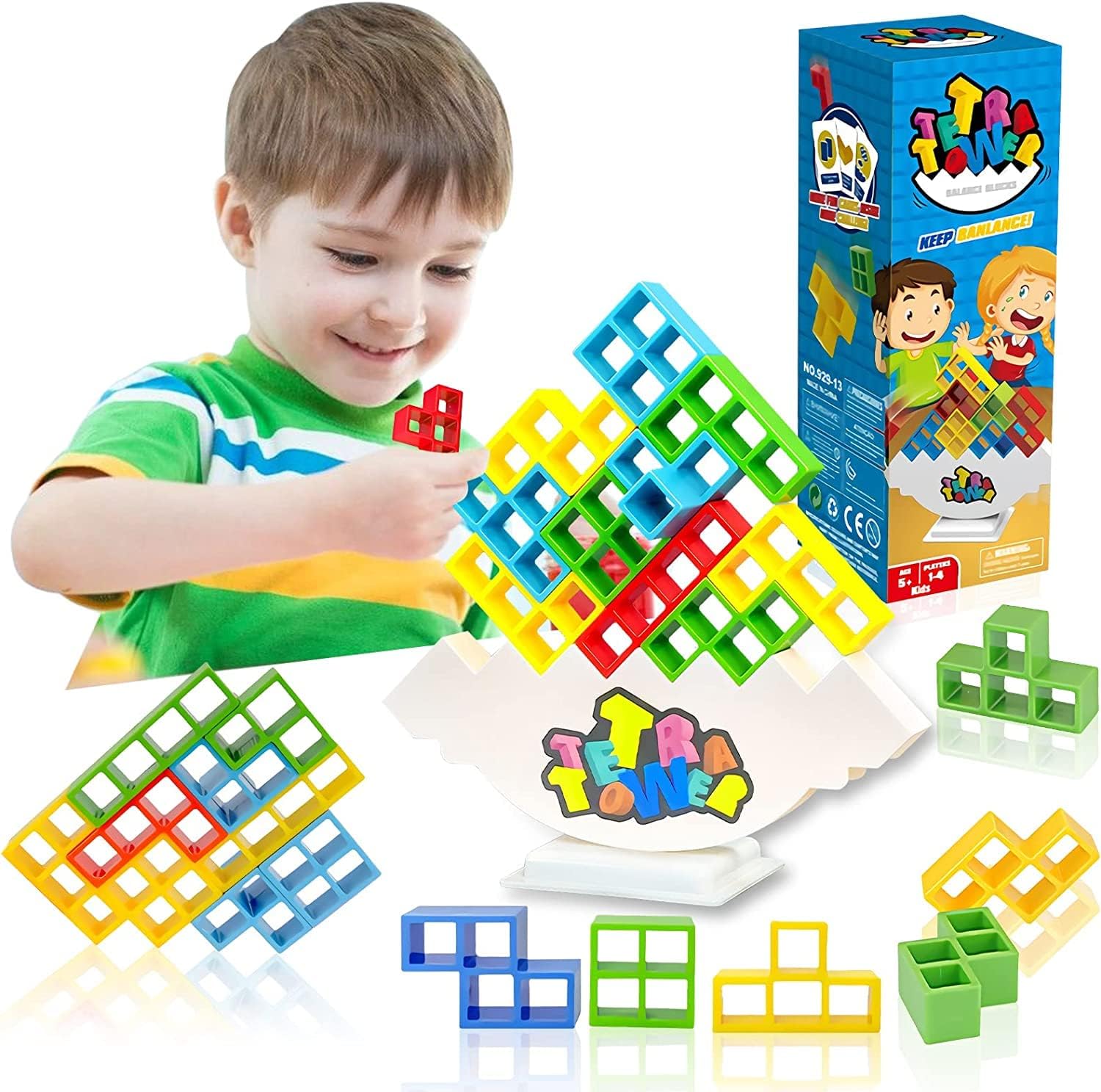 Stacking Blocks Tetra Tower Balance Game Stacking Building Blocks Puzzle Board Assembly Bricks Educational Toys for Stacking Blocks Tetra Tower Balance Game Stacking Building Blocks Puzzle Board Assembly Bricks Educational Toys for