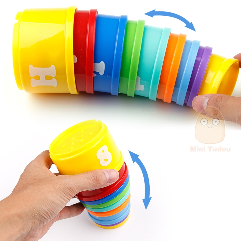 Stacking Cups Educational Baby Toys (8 pieces) Stacking Cups Educational Baby Toys (8 pieces)
