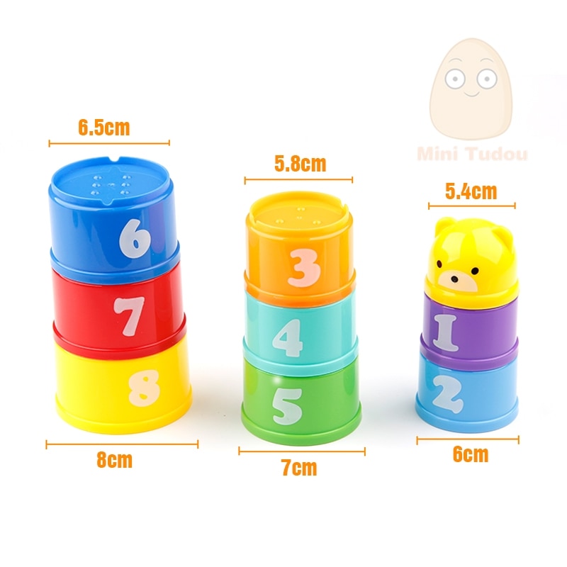 Stacking Cups Educational Baby Toys (8 pieces) Stacking Cups Educational Baby Toys (8 pieces)