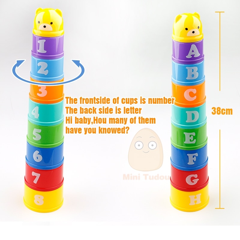 Stacking Cups Educational Baby Toys (8 pieces) Stacking Cups Educational Baby Toys (8 pieces)