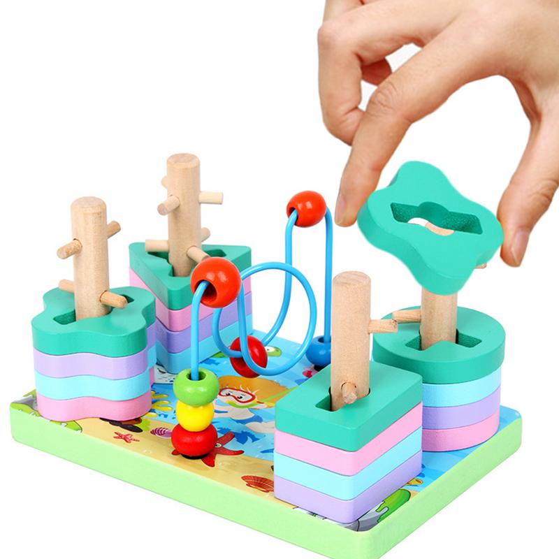 Stacking Toys Kids Wooden Shapes Stacking Toys Kids Wooden Shapes