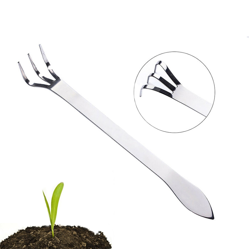 Stainless 2 in 1 Bonsai Root Rake Stainless 2 in 1 Bonsai Root Rake
