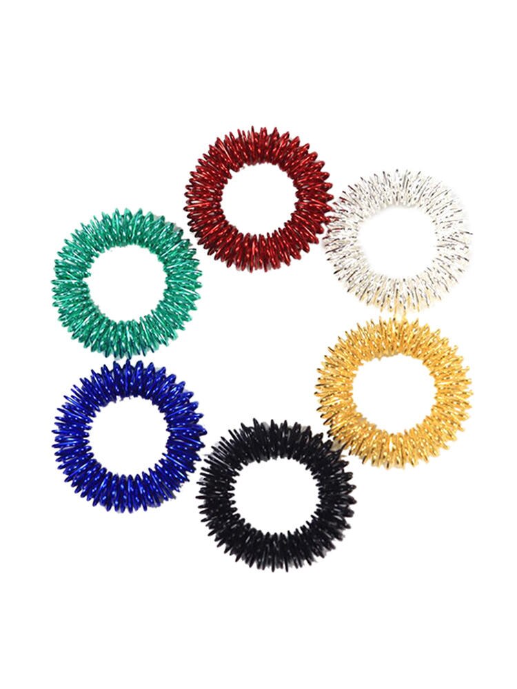 Stainless Acupressure Finger Rings (5pcs) Stainless Acupressure Finger Rings (5pcs)