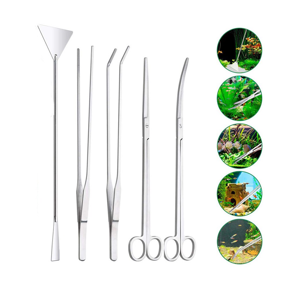 Stainless Aquascaping Tool Kit (5pcs) Stainless Aquascaping Tool Kit (5pcs)