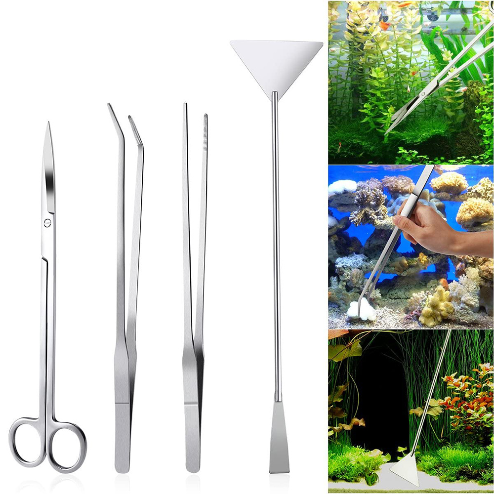 Stainless Aquascaping Tool Set (4pcs) Stainless Aquascaping Tool Set (4pcs)