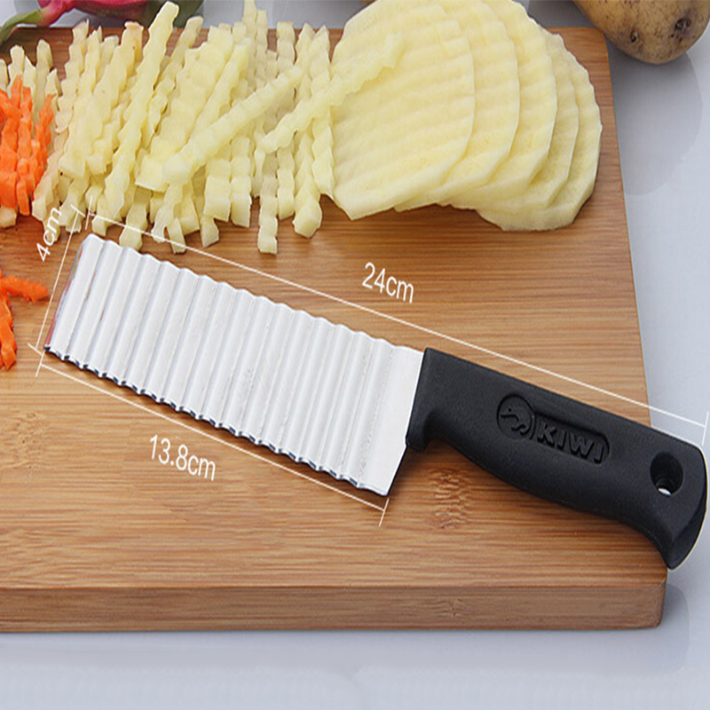 Stainless Blade Crinkle Chip Cutter