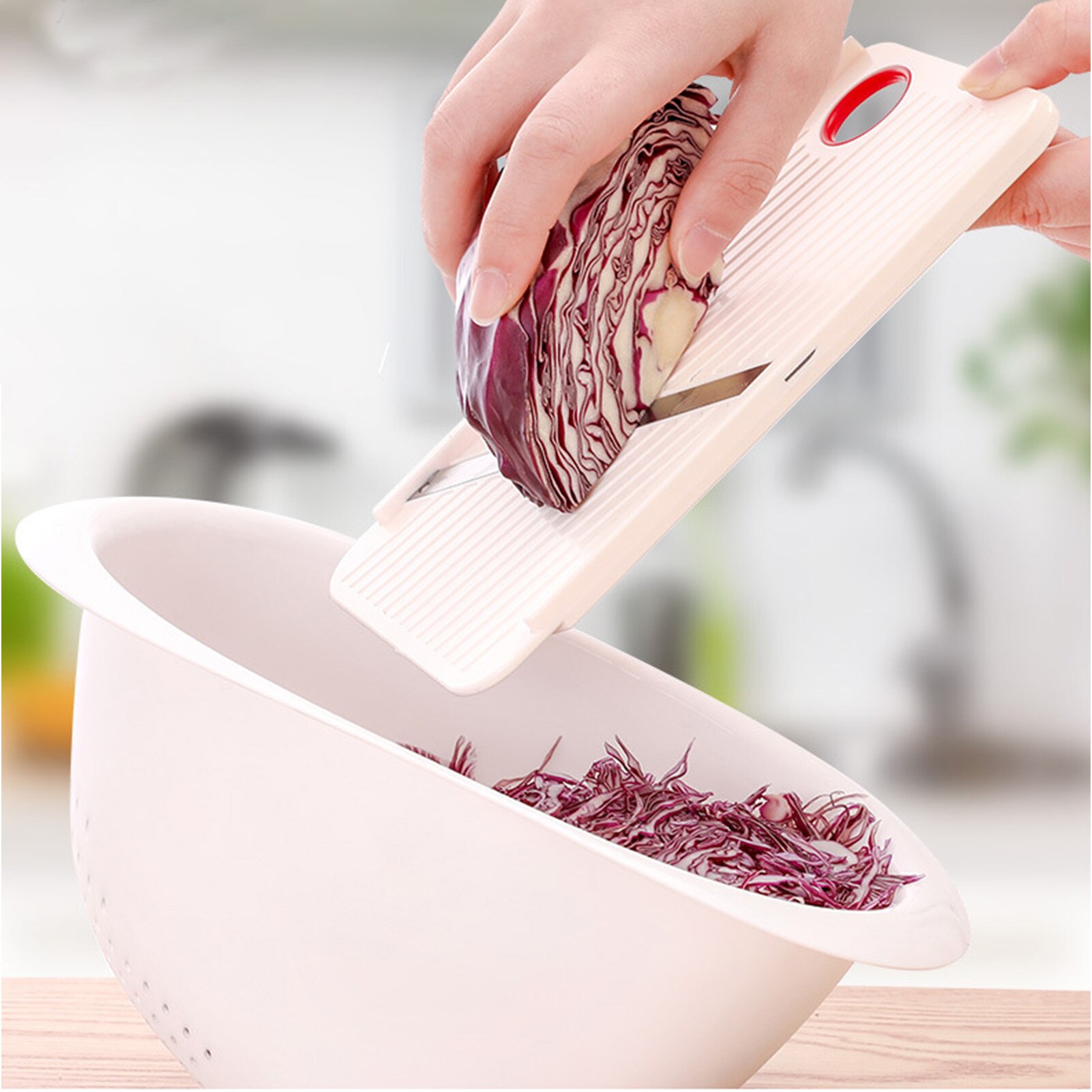 Stainless Blade Manual Cabbage Slicer