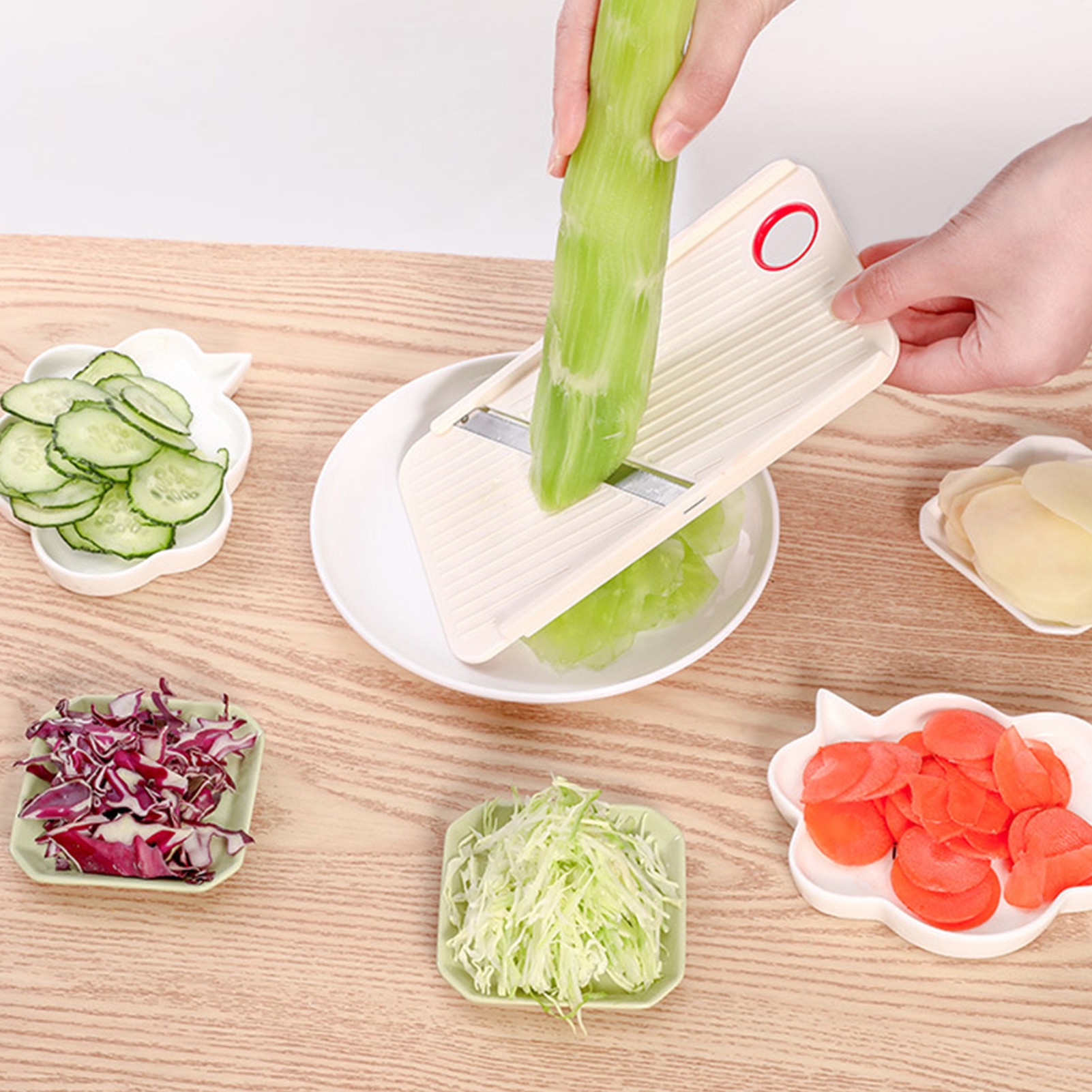 Stainless Blade Manual Cabbage Slicer