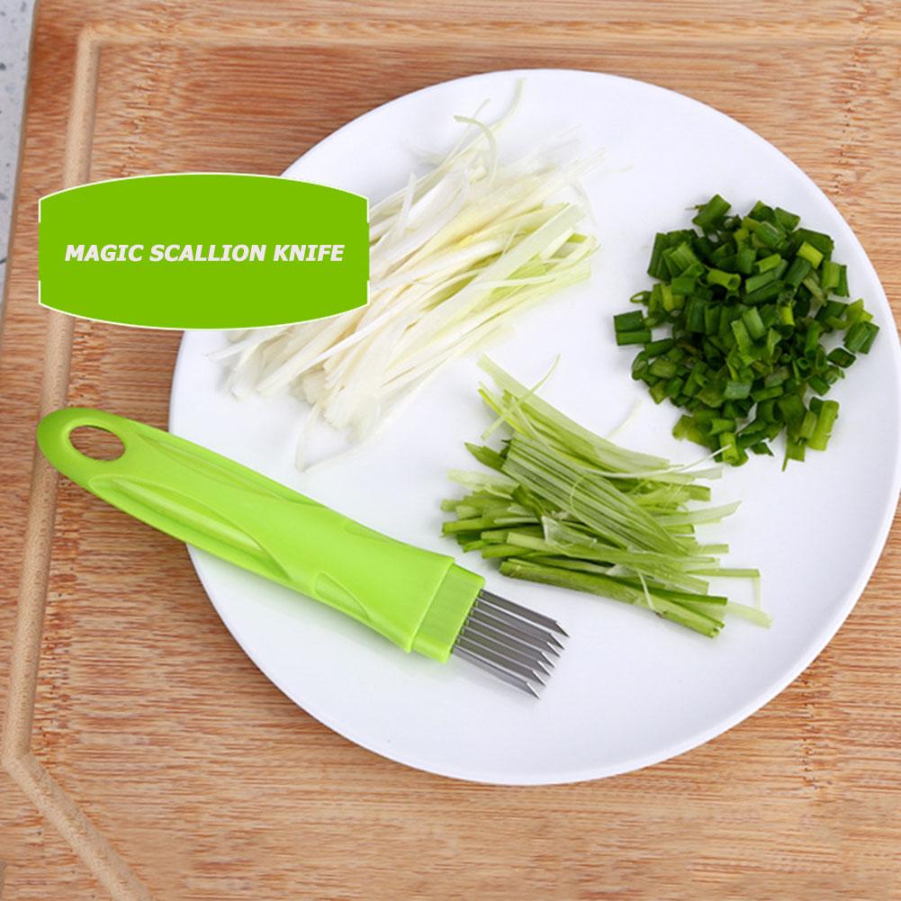 Stainless Blade Scallion Slicer