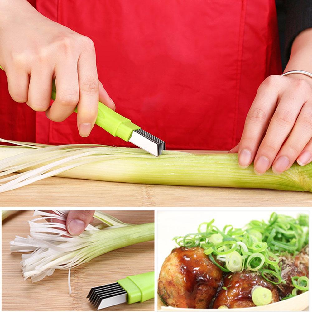 Stainless Blade Scallion Slicer
