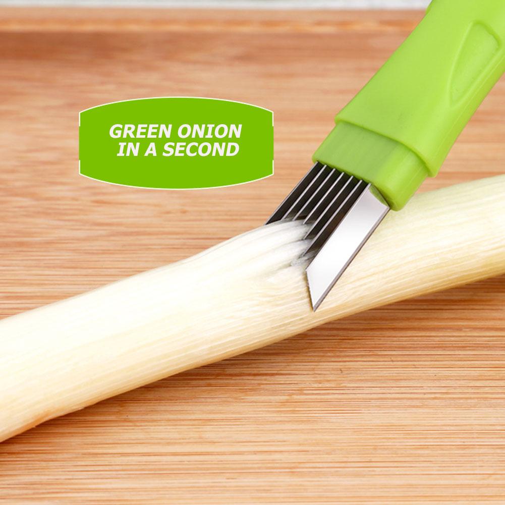 Stainless Blade Scallion Slicer