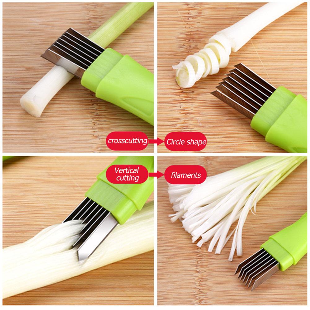 Stainless Blade Scallion Slicer