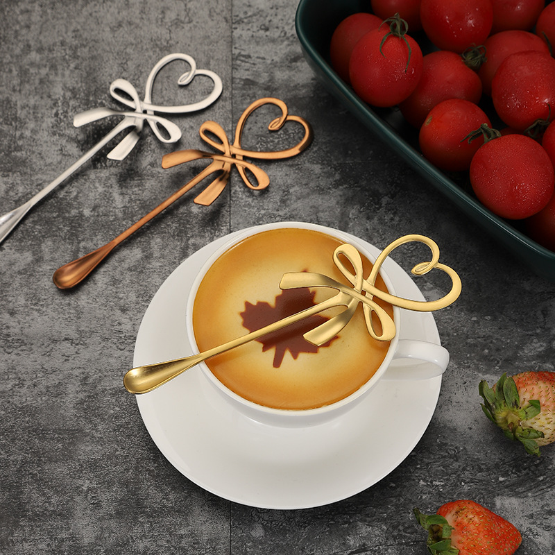 Stainless Bow Decorative Teaspoon Stainless Bow Decorative Teaspoon