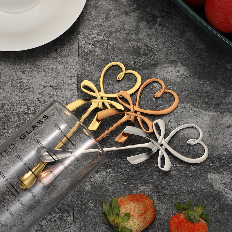 Stainless Bow Decorative Teaspoon Stainless Bow Decorative Teaspoon