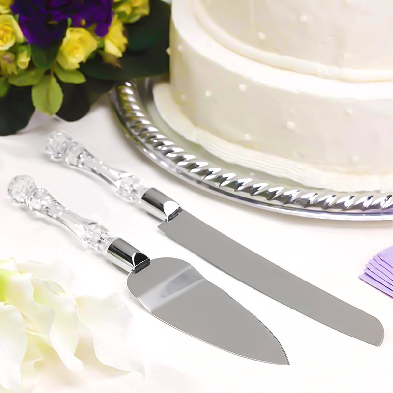 Stainless Cake Cutting Set (2 Pcs) Stainless Cake Cutting Set (2 Pcs)