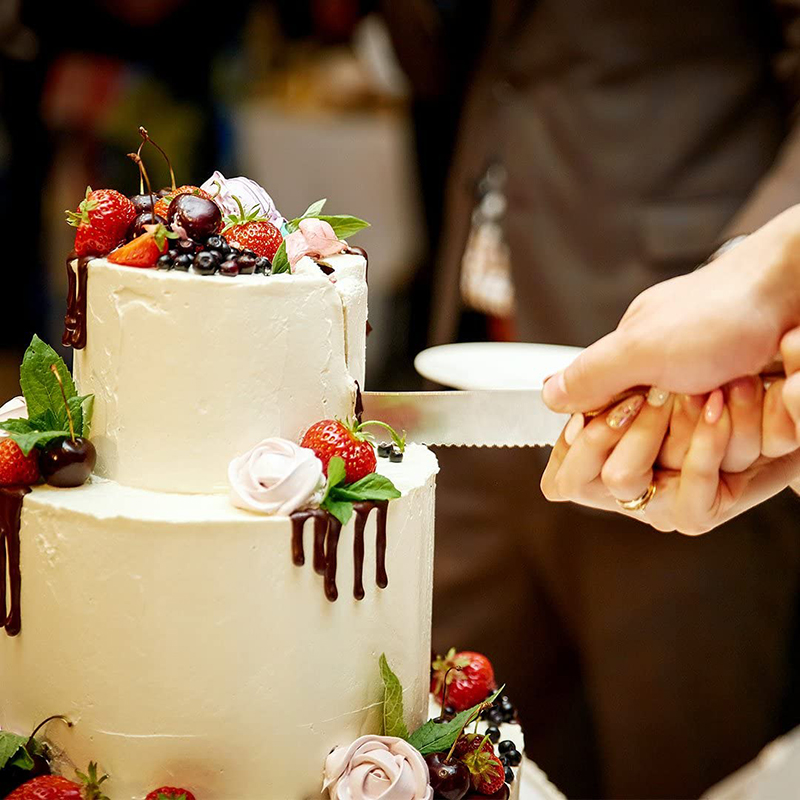 Stainless Cake Cutting Set (2 Pcs) Stainless Cake Cutting Set (2 Pcs)