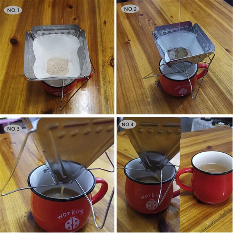 Stainless Camping Drip Coffee Maker Stainless Camping Drip Coffee Maker