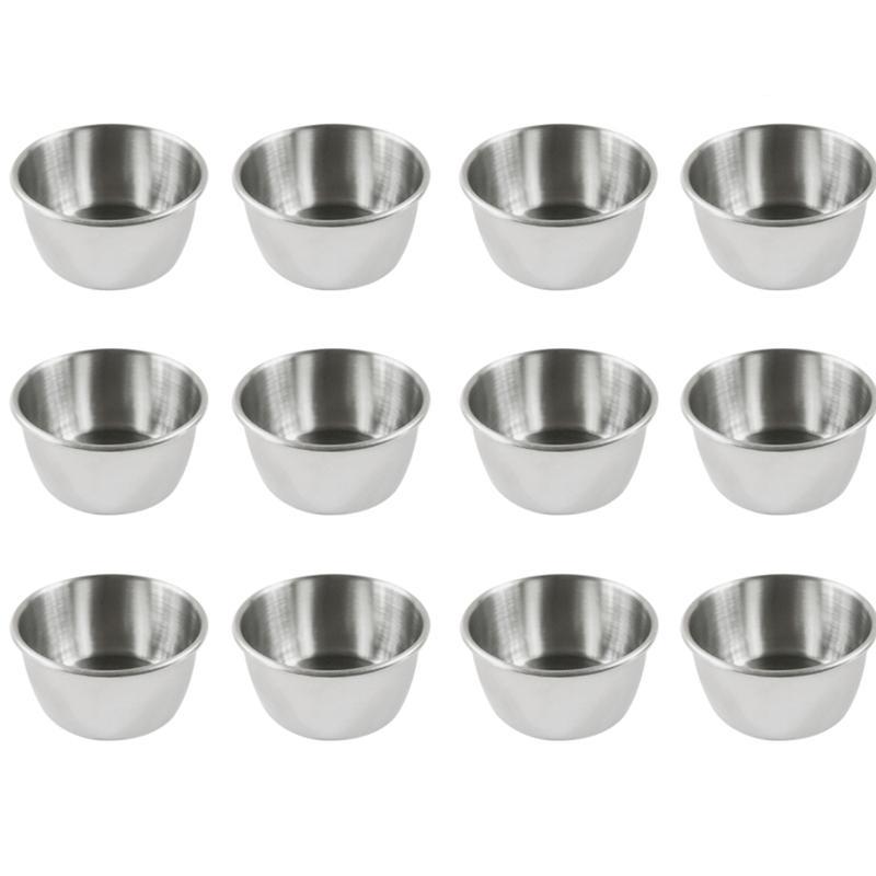 Stainless Dipping Sauce Cups (12pcs)