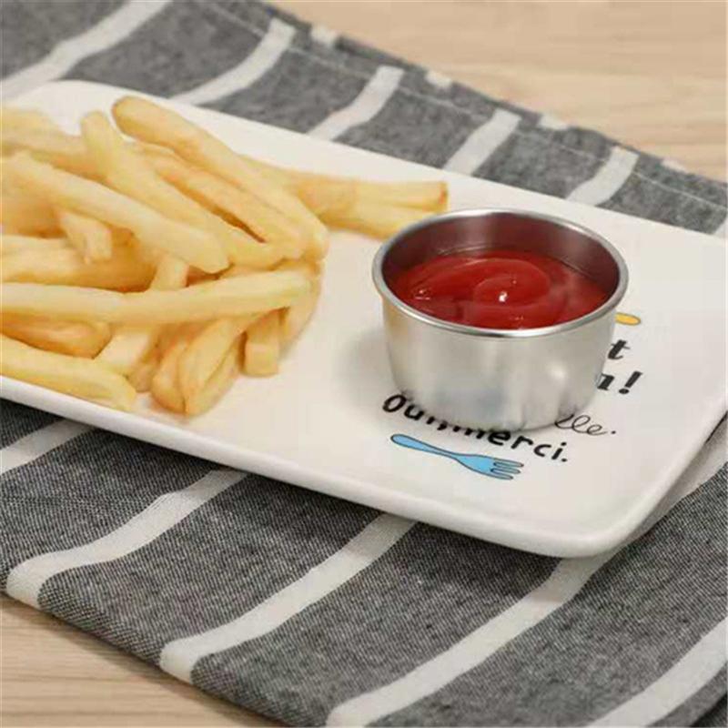 Stainless Dipping Sauce Cups (12pcs) Stainless Dipping Sauce Cups (12pcs)