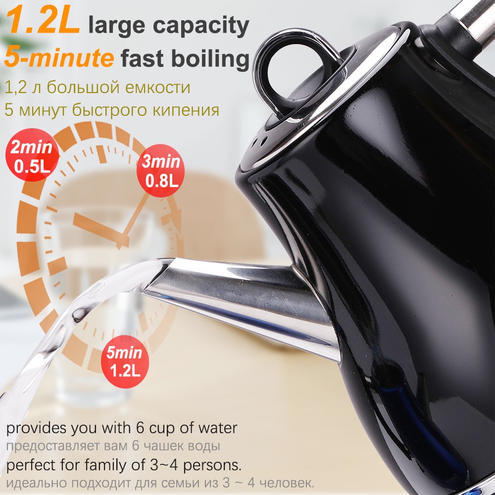 Stainless Electric Kettle Quick Heating Pot Stainless Electric Kettle Quick Heating Pot