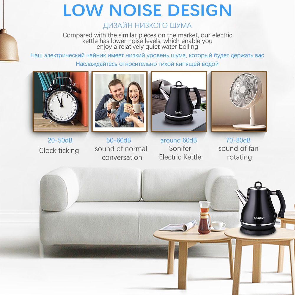Stainless Electric Kettle Quick Heating Pot Stainless Electric Kettle Quick Heating Pot