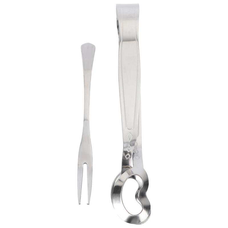 Stainless Escargot Tongs and Fork Stainless Escargot Tongs and Fork