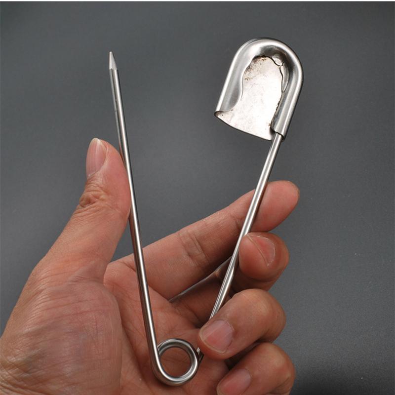 Stainless Extra Large Safety Pins (7pcs)