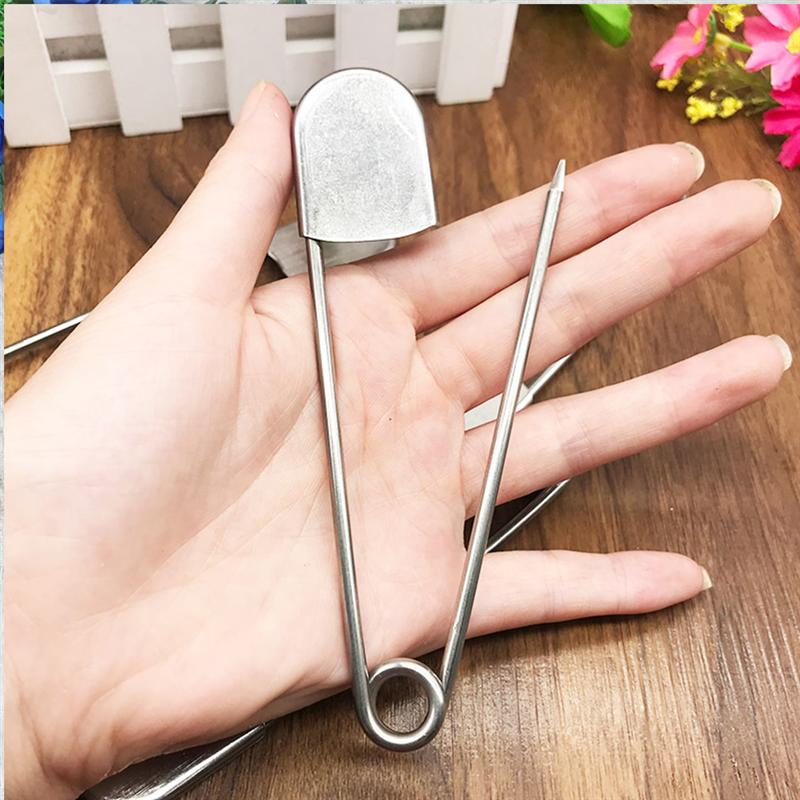 Stainless Extra Large Safety Pins (7pcs)