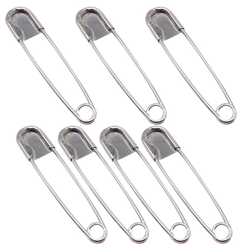 Stainless Extra Large Safety Pins (7pcs)