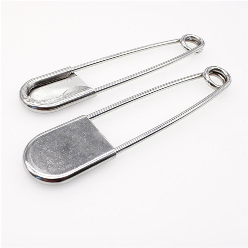 Stainless Extra Large Safety Pins (7pcs)