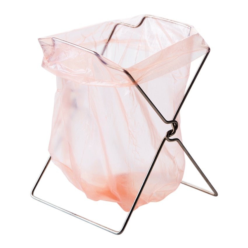 Stainless Folding Trash Bag Stand