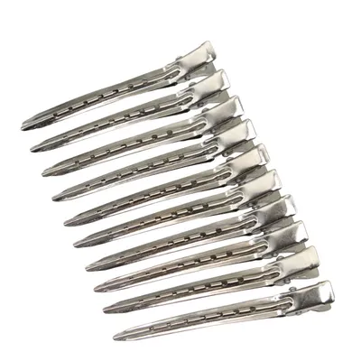 Stainless Hair Sectioning Clips (10pcs) Stainless Hair Sectioning Clips (10pcs)