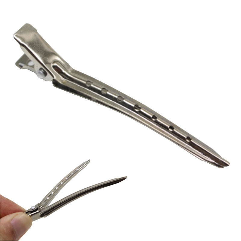 Stainless Hair Sectioning Clips (10pcs) Stainless Hair Sectioning Clips (10pcs)