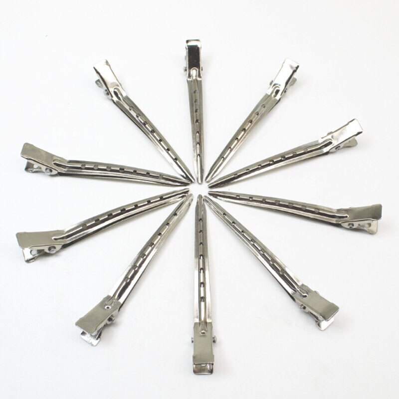 Stainless Hair Sectioning Clips (10pcs) Stainless Hair Sectioning Clips (10pcs)