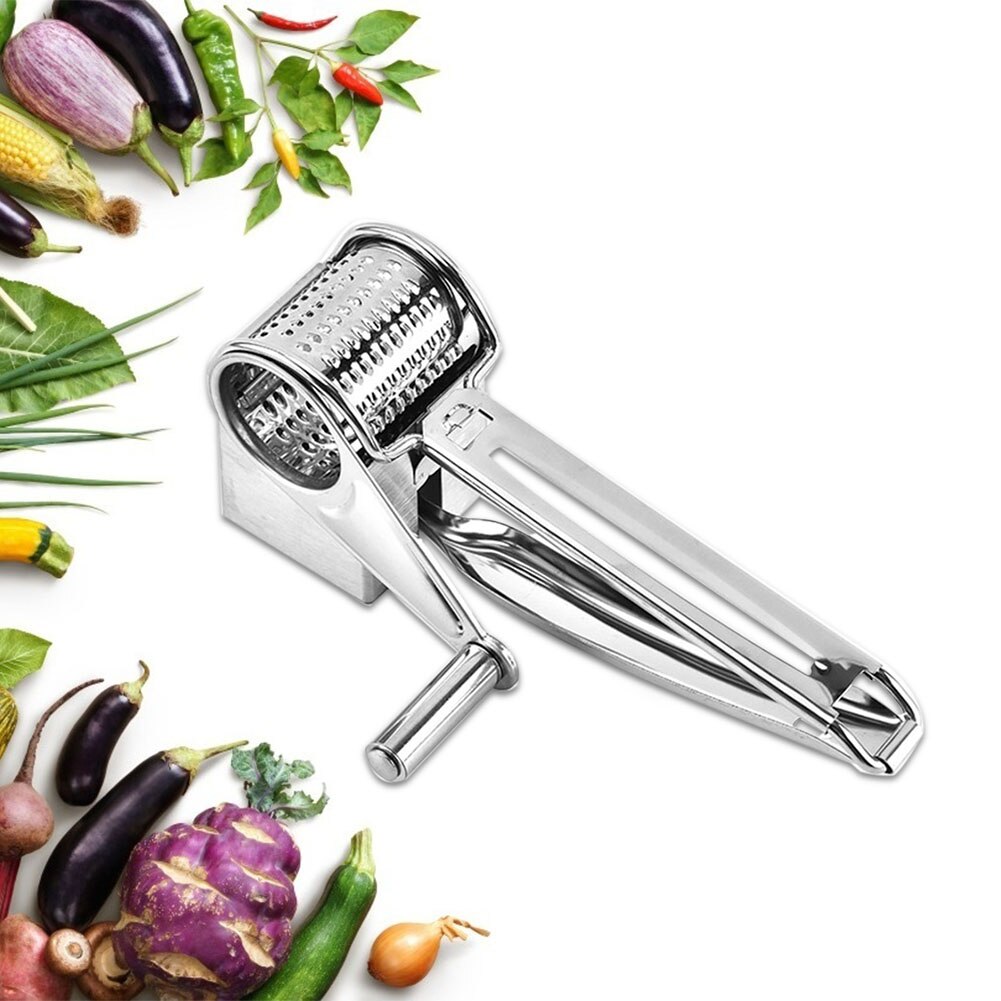 Stainless Hand Crank Cheese Grater Stainless Hand Crank Cheese Grater