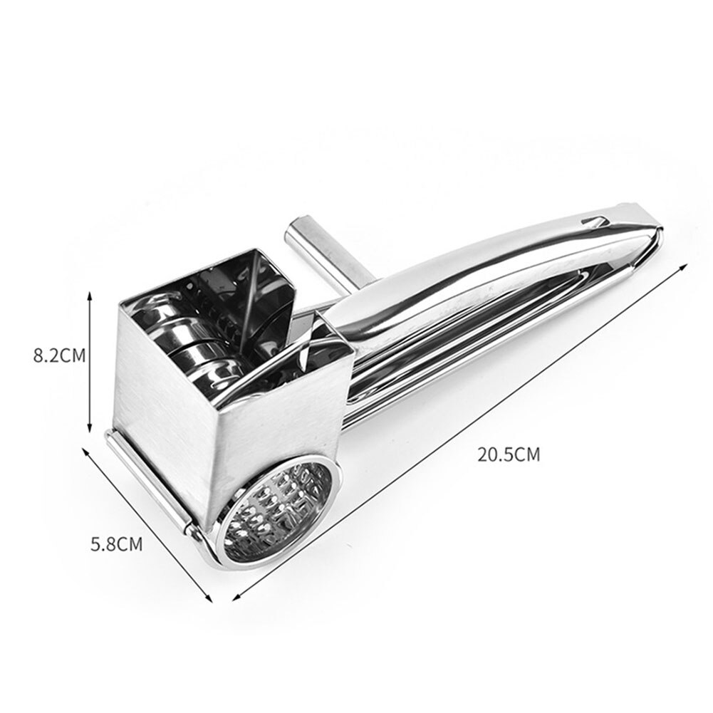 Stainless Hand Crank Cheese Grater Stainless Hand Crank Cheese Grater