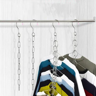 Stainless Hanger Chain Closet Organizer Stainless Hanger Chain Closet Organizer