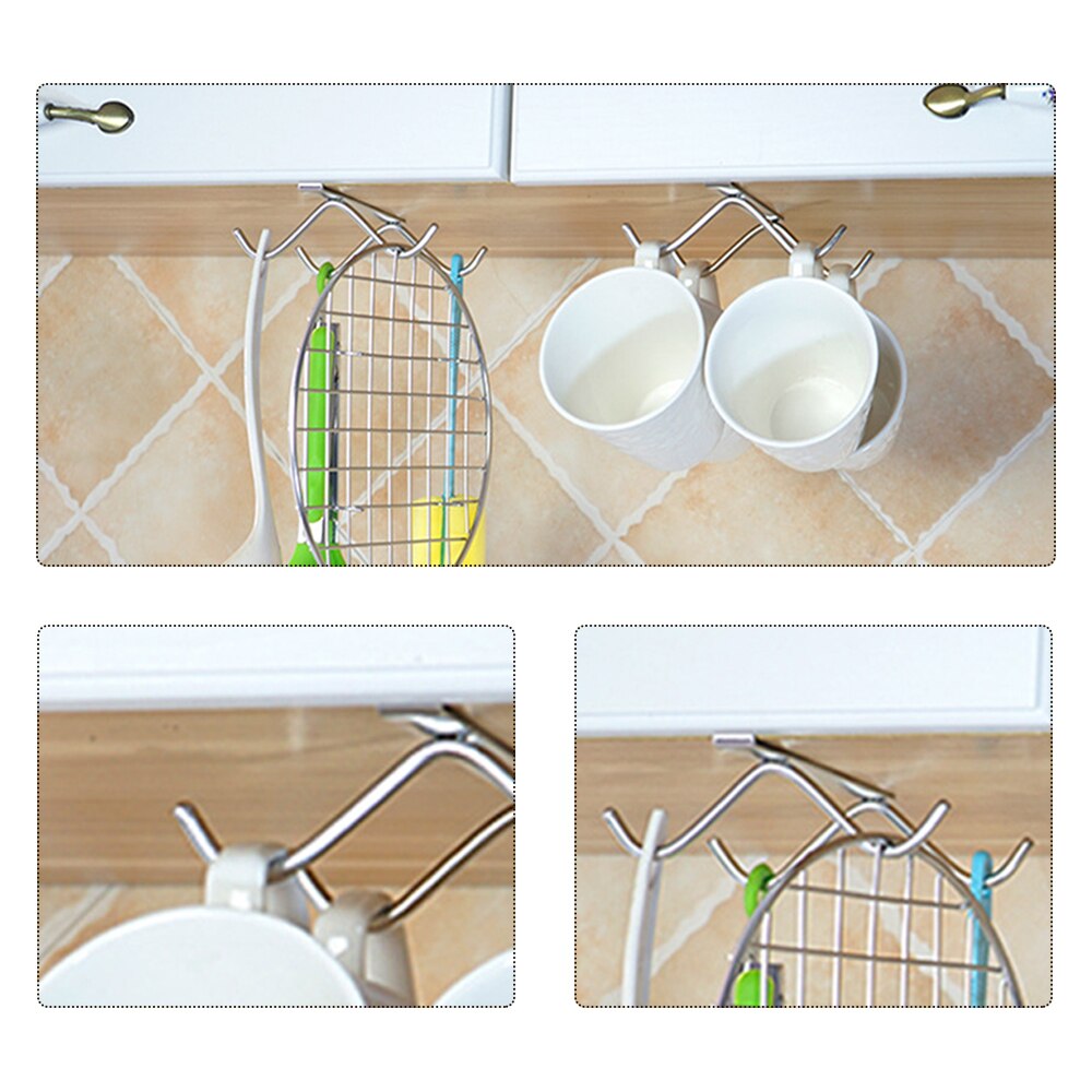 Stainless Iron Coffee Mug Hooks