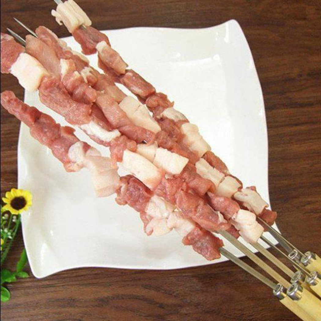 Stainless Kebab Metal Skewers (20pcs) Stainless Kebab Metal Skewers (20pcs)