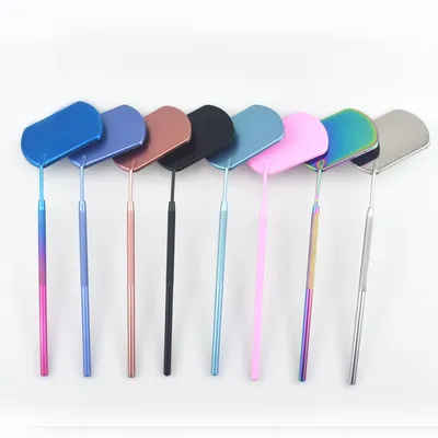 Stainless Long Handle Lash Mirror Stainless Long Handle Lash Mirror