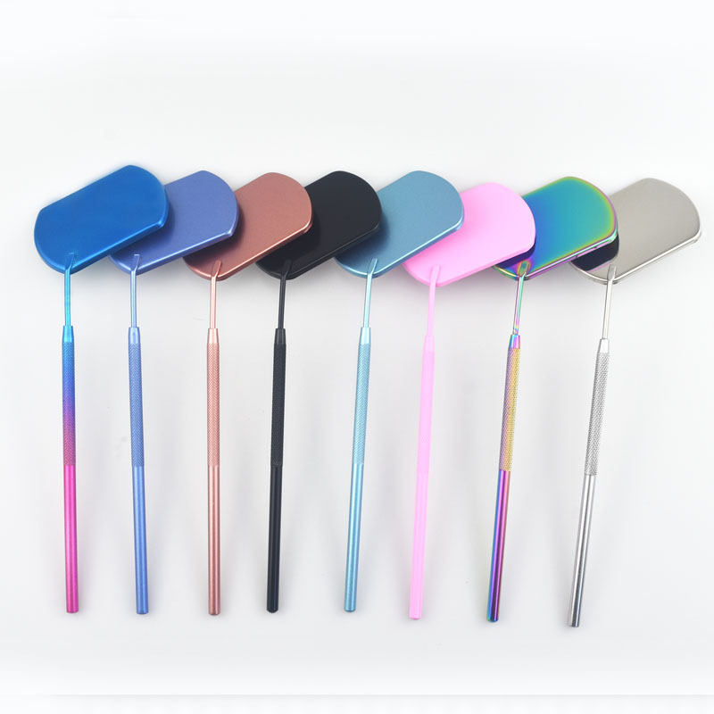 Stainless Long Handle Lash Mirror Stainless Long Handle Lash Mirror