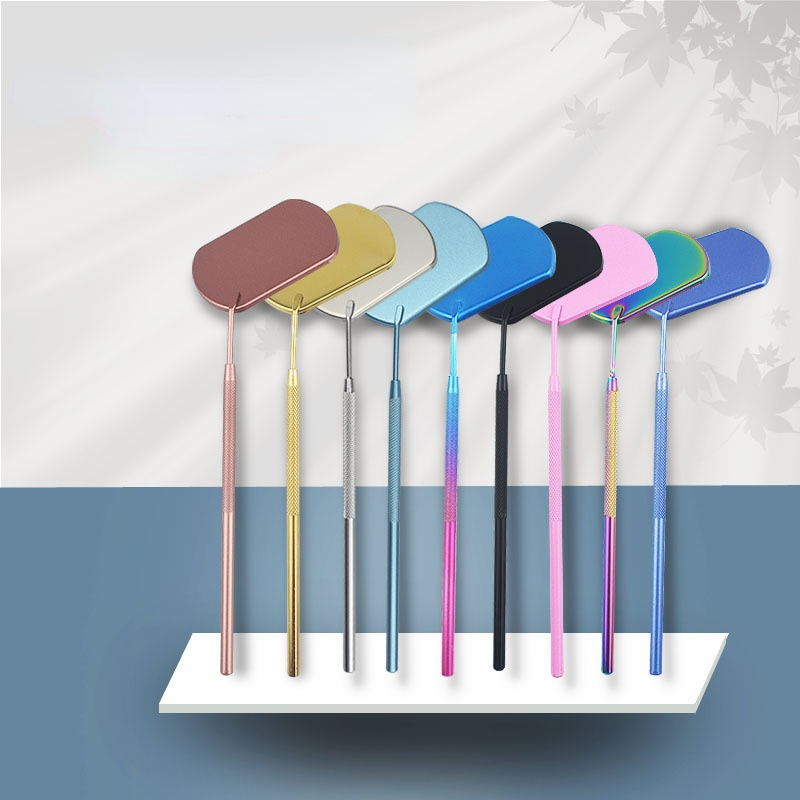Stainless Long Handle Lash Mirror Stainless Long Handle Lash Mirror
